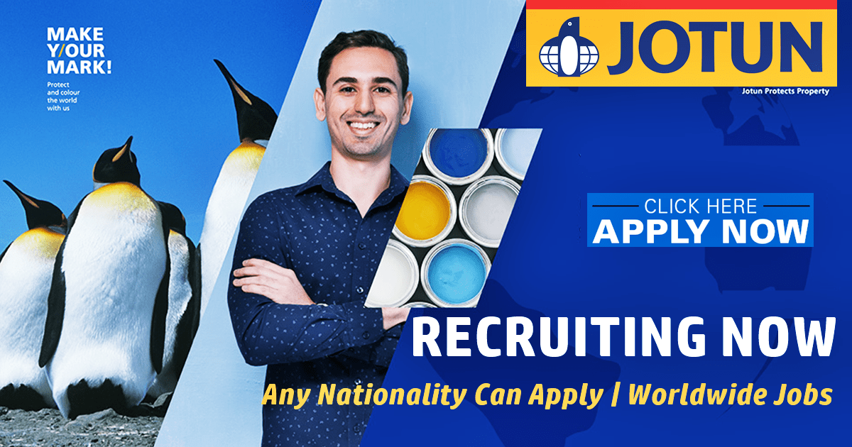 Jotun Paints Careers 2022 Jotun Jobs UAEQatarKSAOmanEgyptUSAEurope