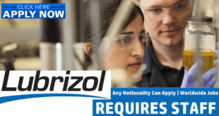 Lubrizol Corporation Jobs | India-Singapore-USA-UK-Canada