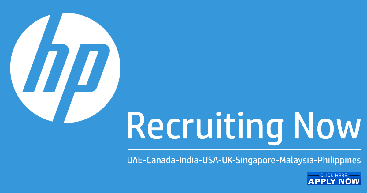 HP Jobs and Careers UAECanadaIndiaUSAUKSingaporeMalaysia