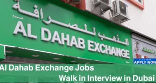 Al Dahab Exchange Jobs
