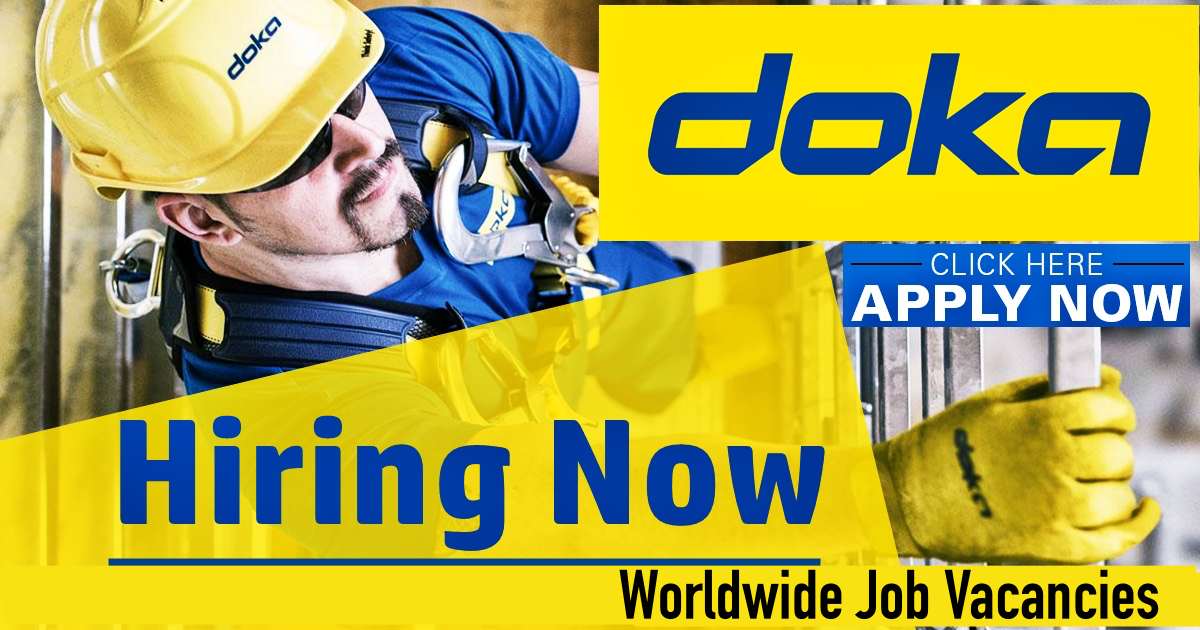 Doka Careers UAEQatarSaudi ArabiaUSAIndiaCanadaAustralia 2023