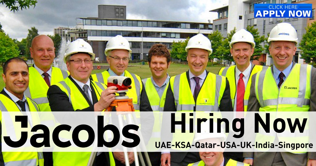 Jacobs Engineering Jobs UAEKSAQatarKuwaitUSAUKIndia 100+ JOBS