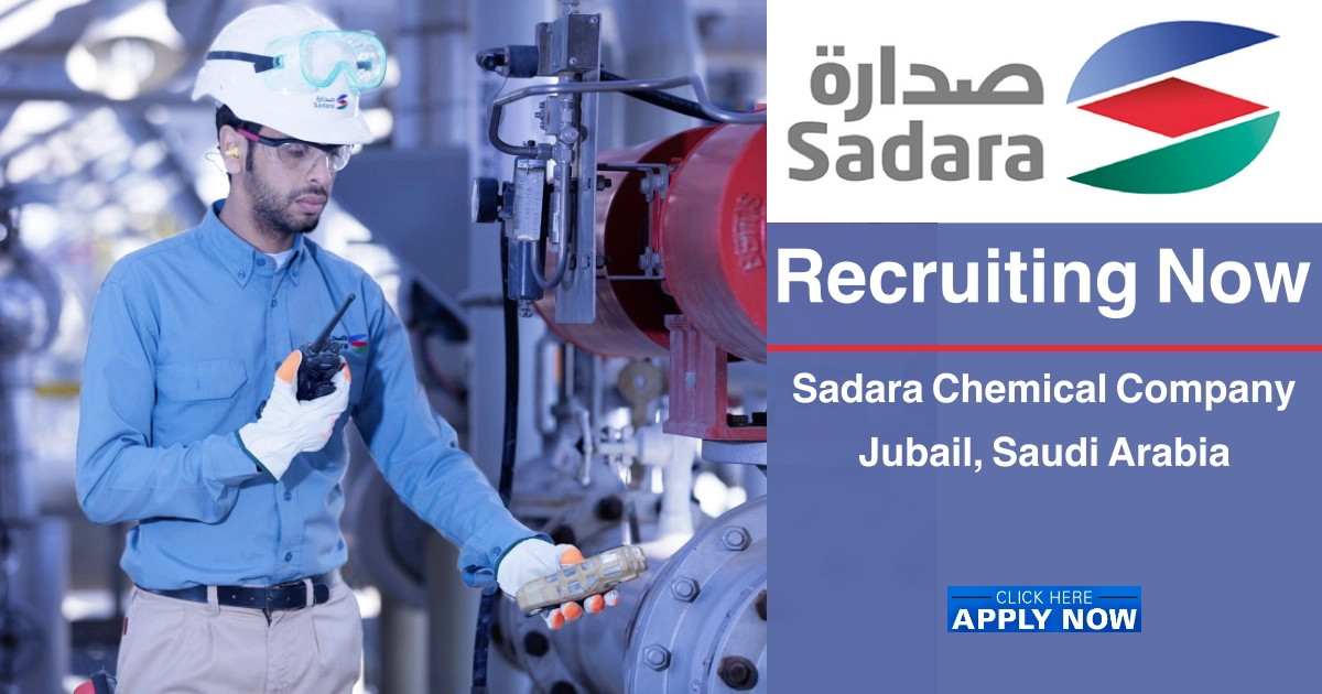 Sadara Careers Sadara Chemical Company Jobs Saudi Arabia 2024