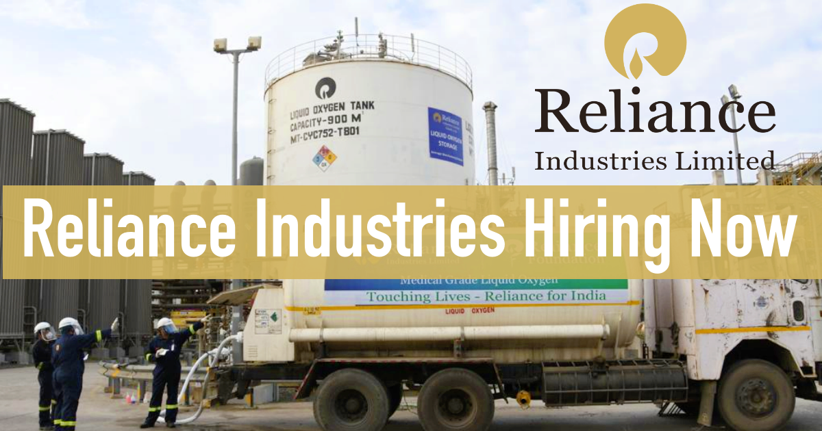 Reliance Industries Careers India Latest Oil and Gas Jobs 2023