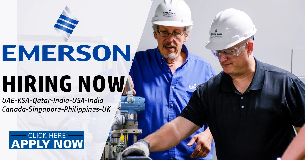 Emerson Careers UAEUSAUKCanadaKSA 2024