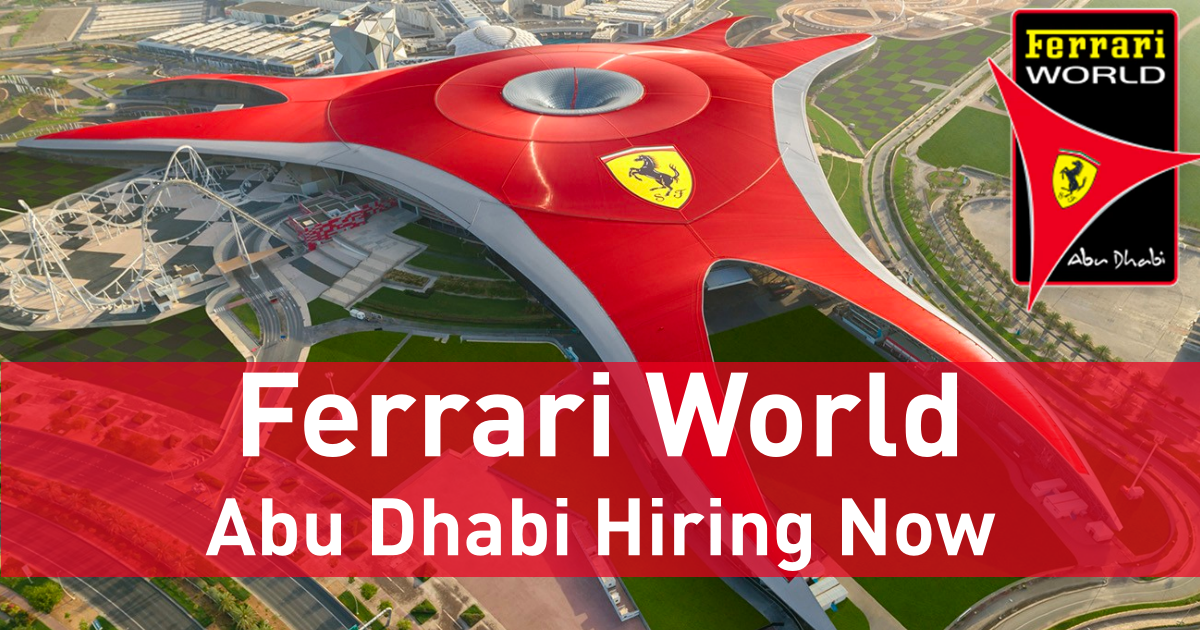 Ferrari World Abu Dhabi jobs