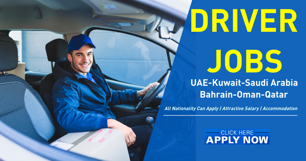 Driver Jobs in Saudi Arabia 2023 