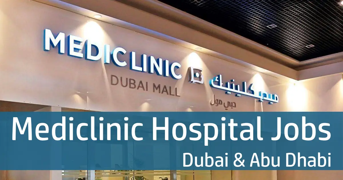 Mediclinic Careers Mediclinic Middle East Hospital Jobs Dubai & Abu
