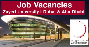 Zayed University jobs