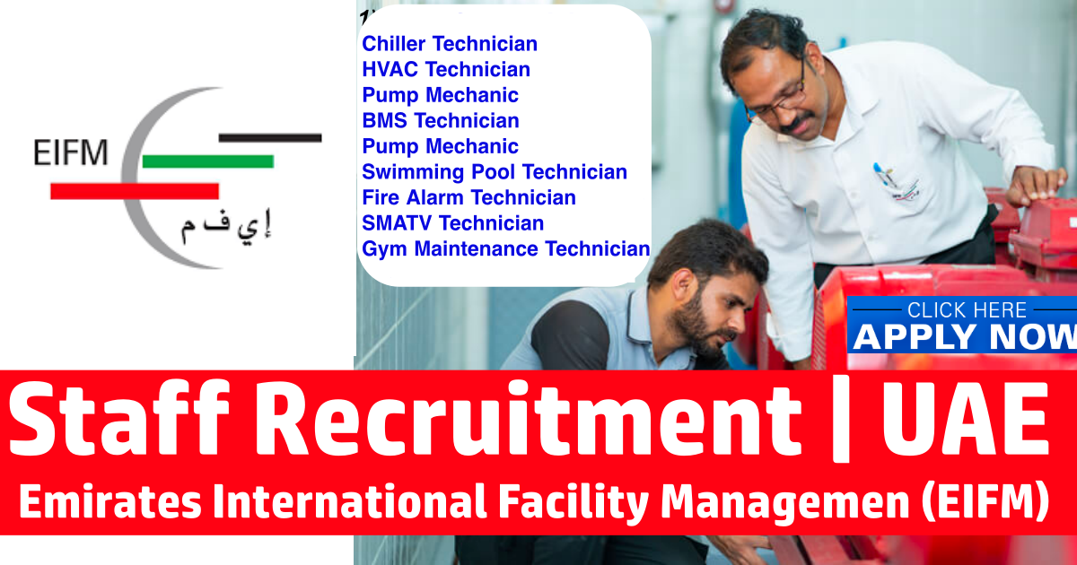 EIFM Jobs UAE Emirates International Facility Management Careers