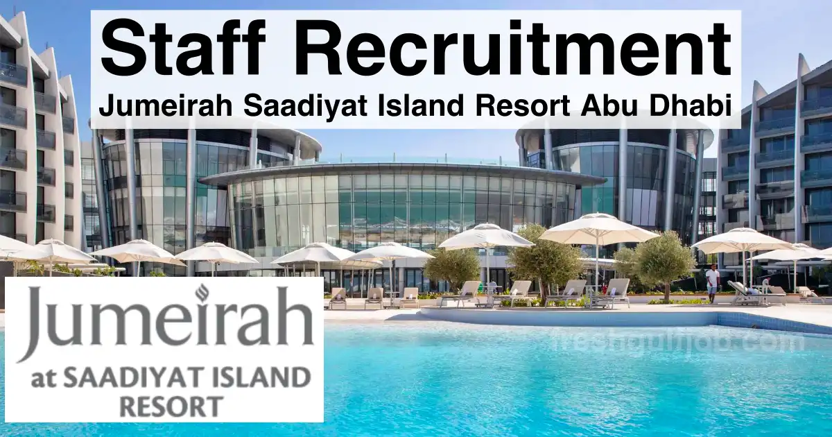 Jumeirah Saadiyat Island Resort Careers