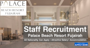 Palace Beach Resort Fujairah careers