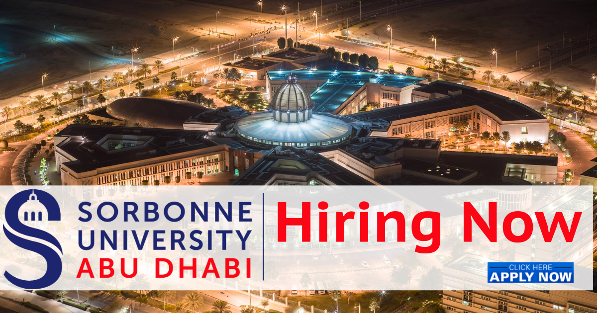 Sorbonne University Abu Dhabi Careers