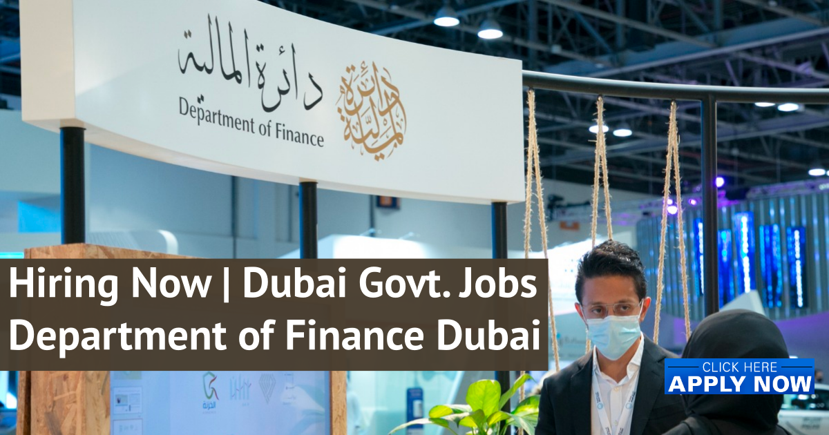 Department of Finance Dubai Jobs