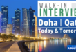 walk in interview in qatar
