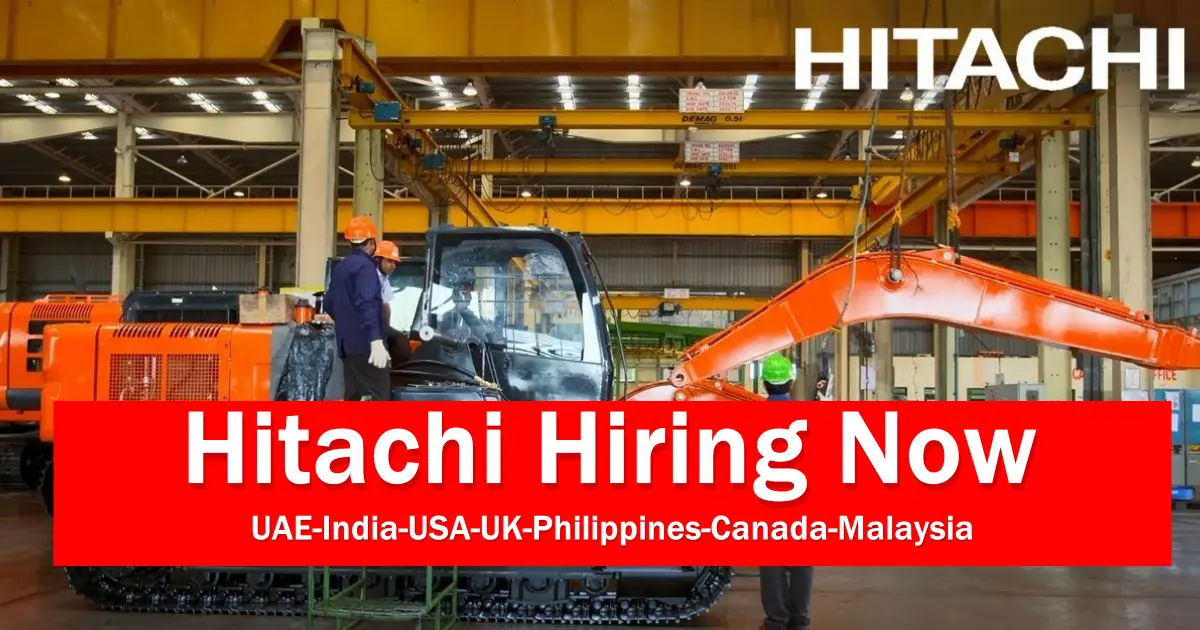 Hitachi Jobs Hitachi Rail Careers UAE India USA UK Philippines Canada Malaysia 2023