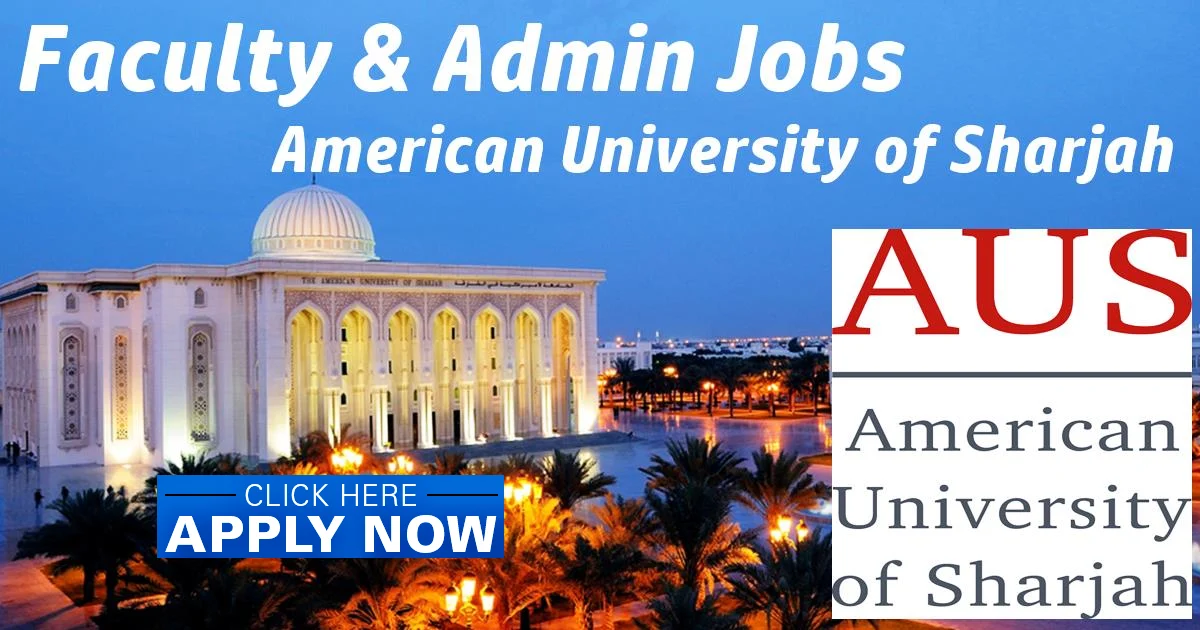 American University of Sharjah Careers 2024