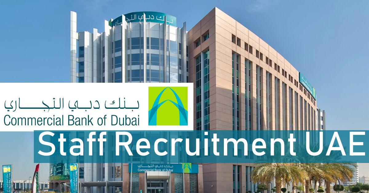 Commercial Bank of Dubai Jobs