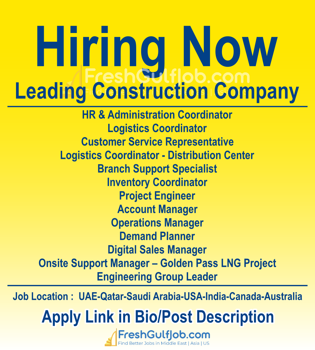 Doka Careers UAEQatarSaudi ArabiaUSAIndiaCanadaAustralia 2023