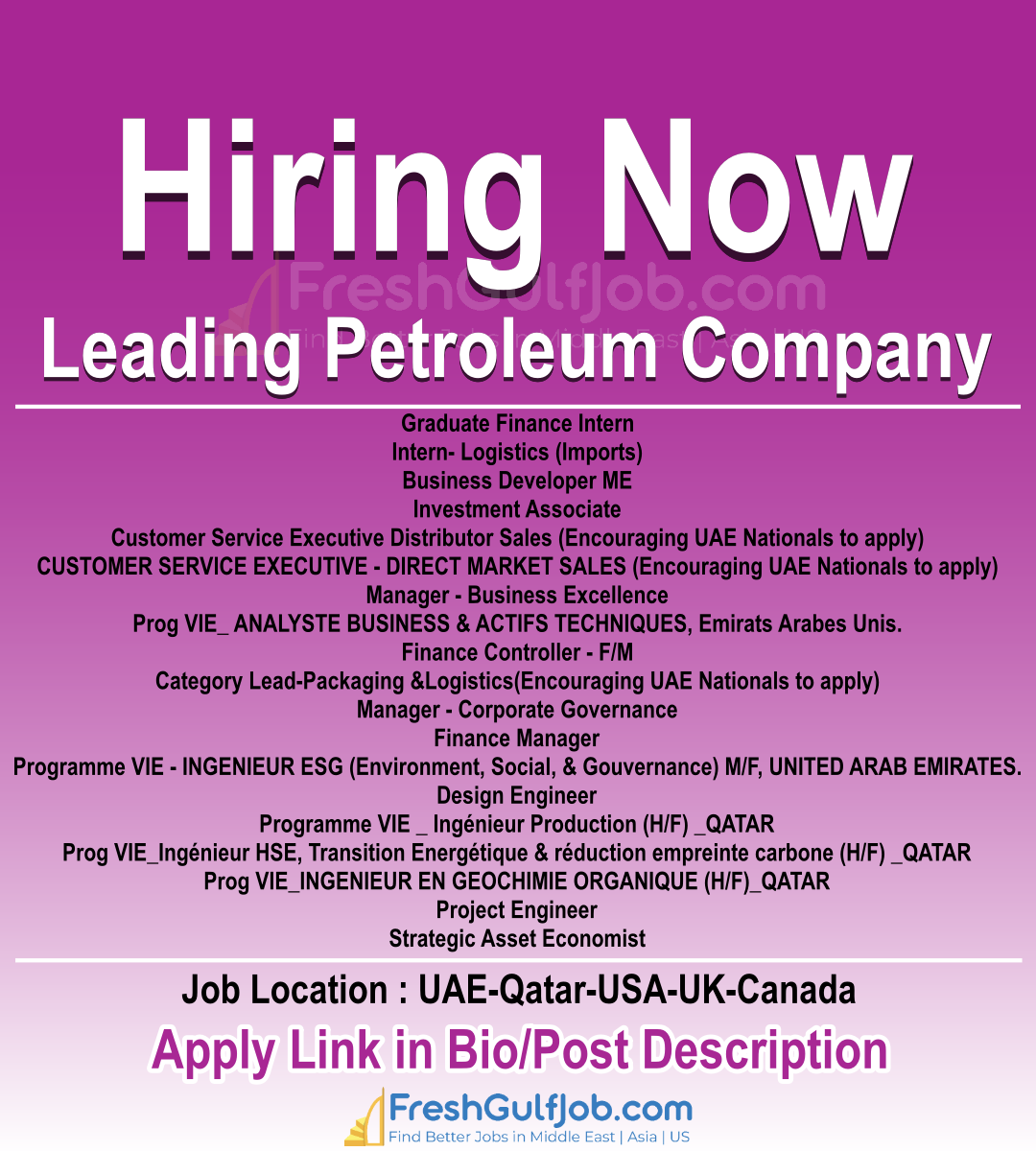 TotalEnergies Careers TotalEnergies Jobs UAEQatarUSAUKCanada 2023