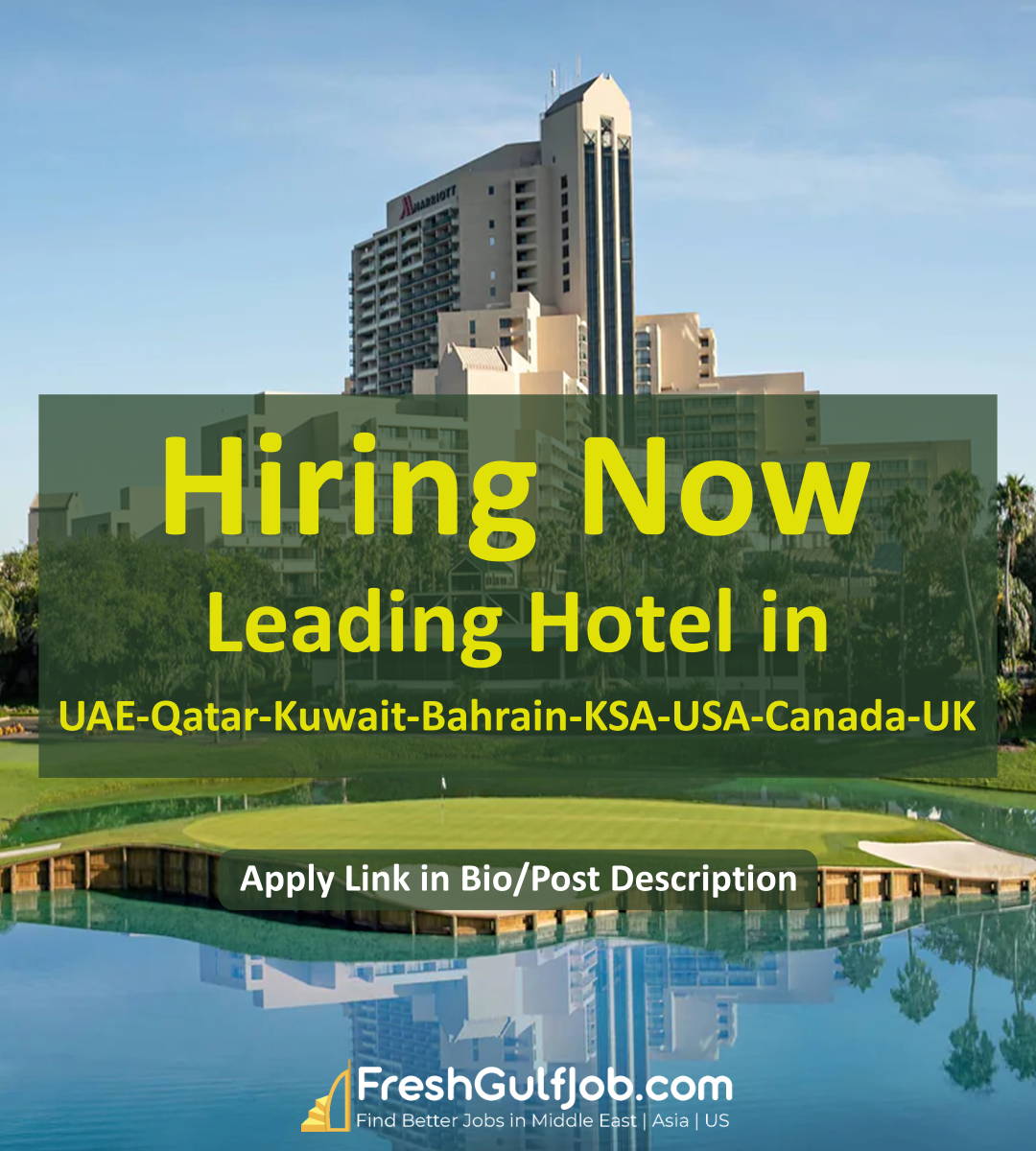 Marriott Careers UAEQatarKuwaitBahrainKSAUSACanadaUK