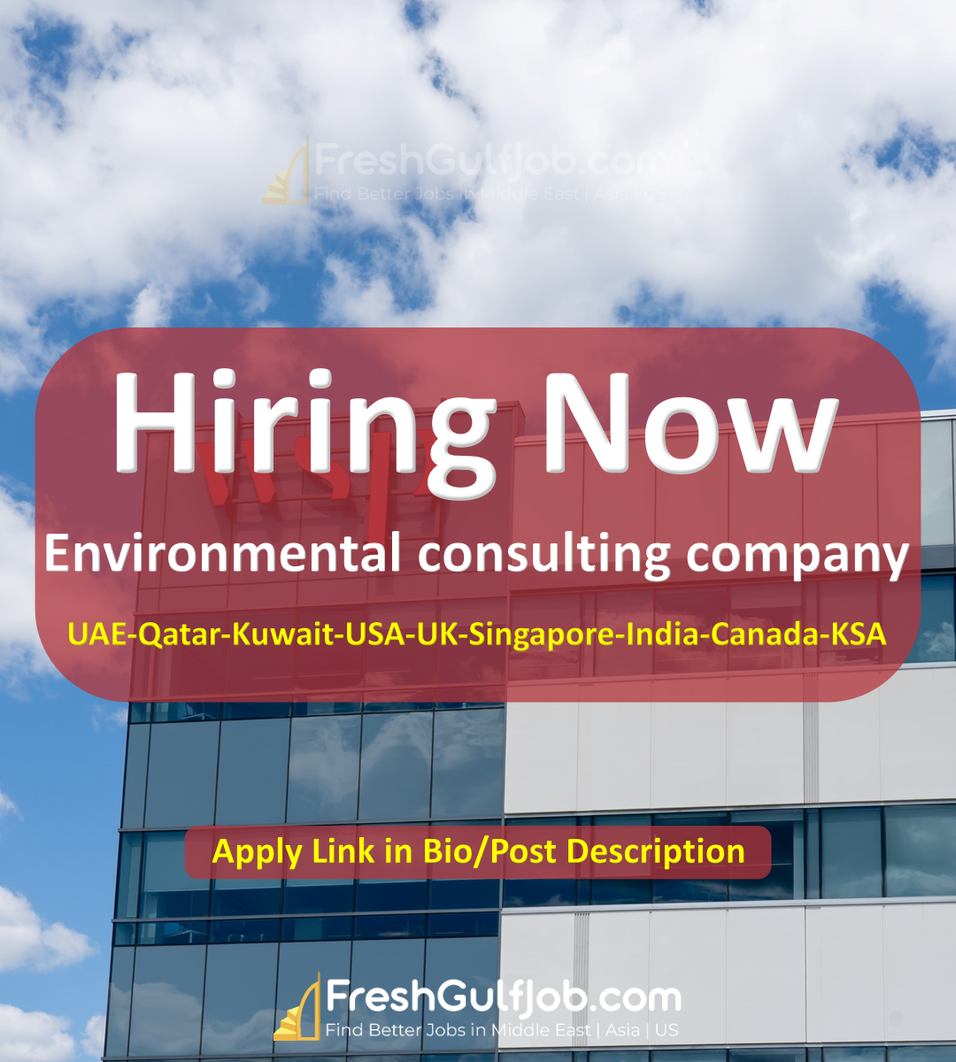 WSP Jobs UAEQatarKuwaitUSAUKSingaporeIndiaCanadaKSA 200 JOBS
