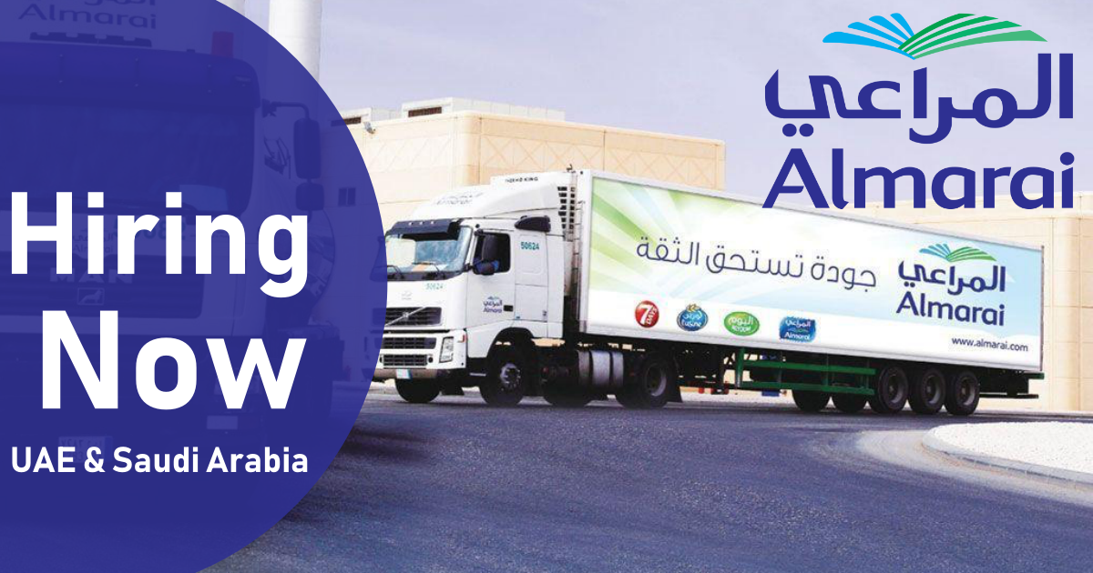 Almarai Job Vacancy 2023 Saudi Arabia UAE Kuwait