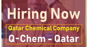 Q-Chem Jobs in Qatar | Qatar Chemical Company Careers 2025 Q-Chem Jobs