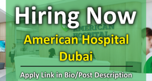 AMERICAN HOSPITAL DUBAI JOBS