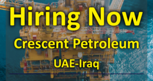 Crescent Petroleum Jobs