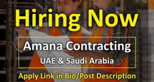 amana contracting jobs