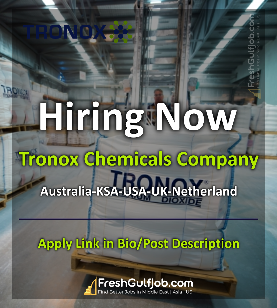 Tronox Jobs 2024