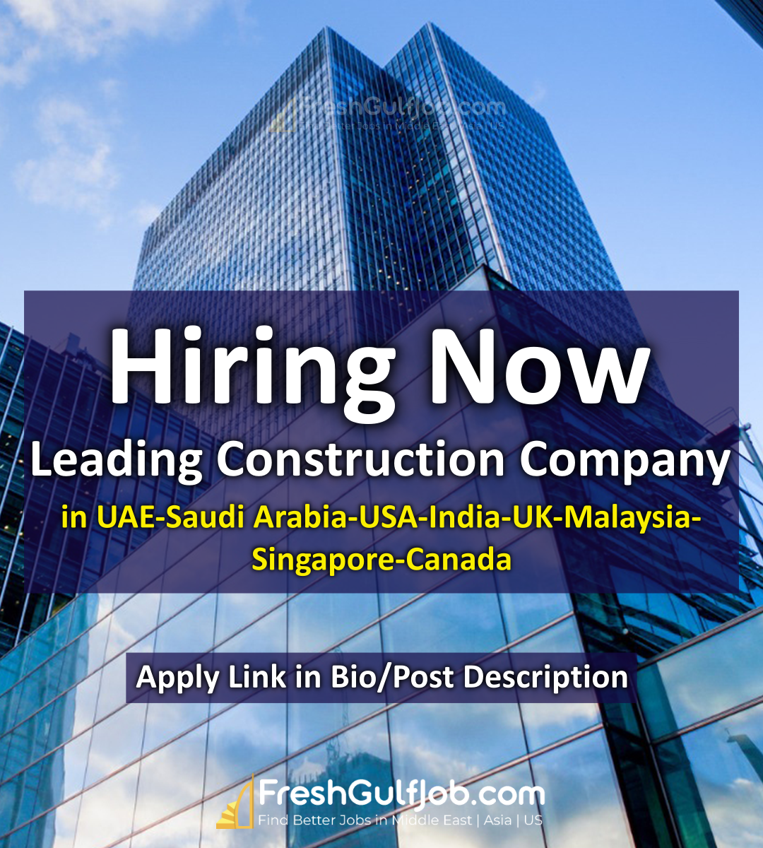 Turner Construction Jobs Canada and USA