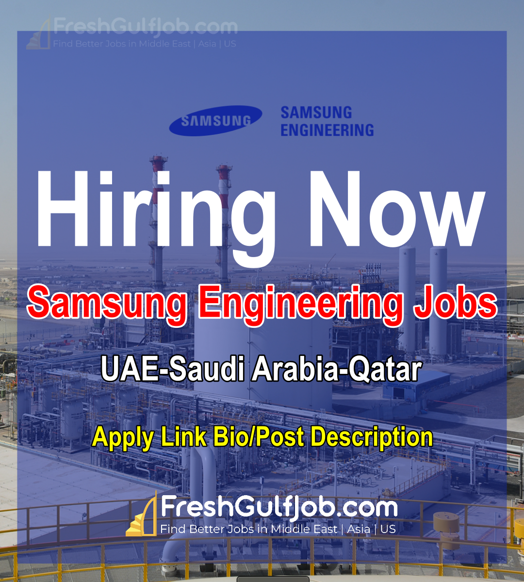 Samsung Engineering Careers & Jobs UAEIraqKSAQatar 2024