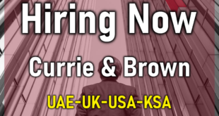 Currie and Brown Jobs