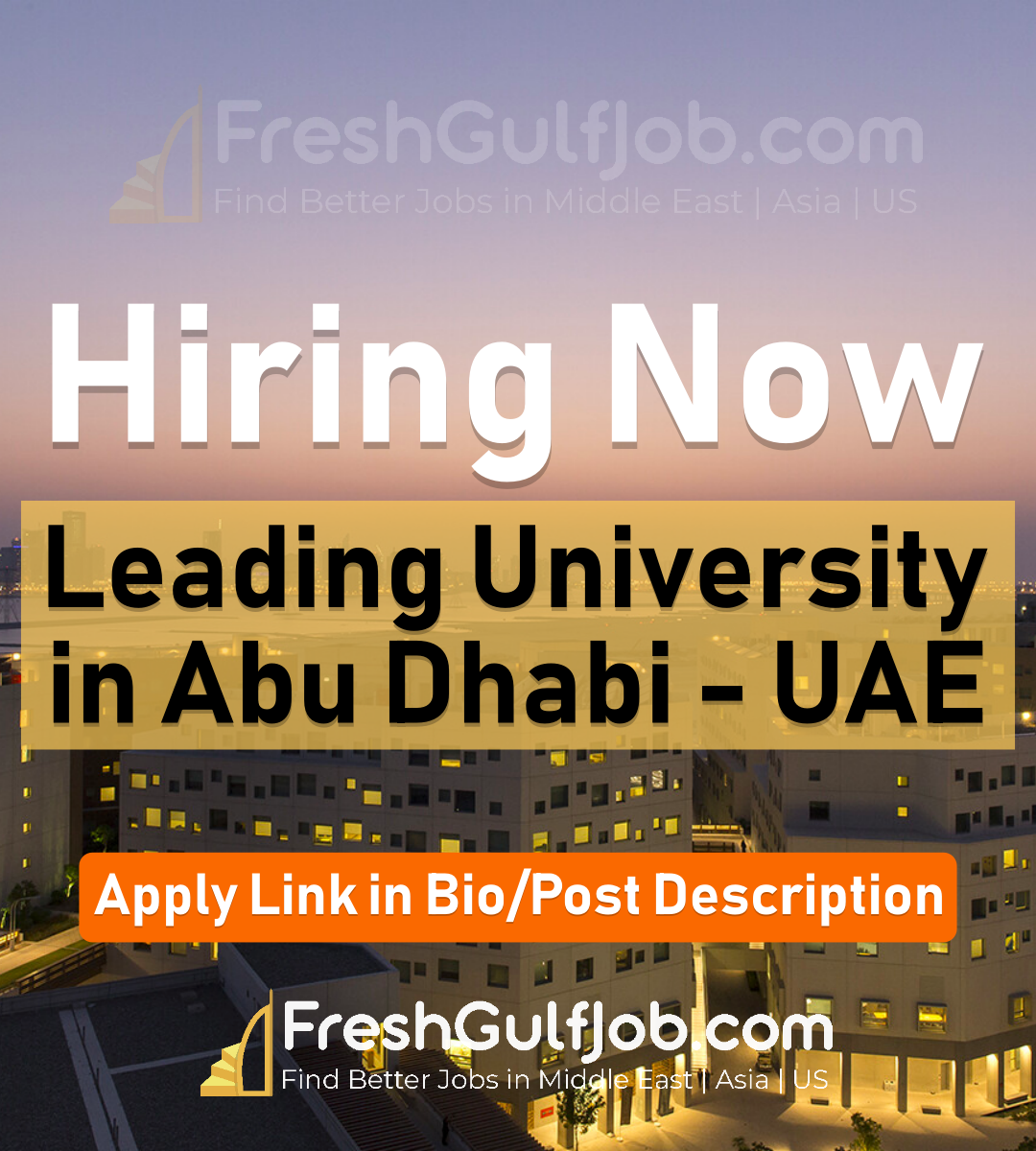 NYU Abu Dhabi Careers NYUAD Jobs Abu Dhabi 2024