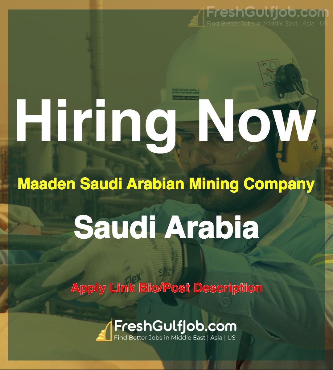 Maaden Job Vacancies Saudi Arabian Mining Company Careers 50 Jobs
