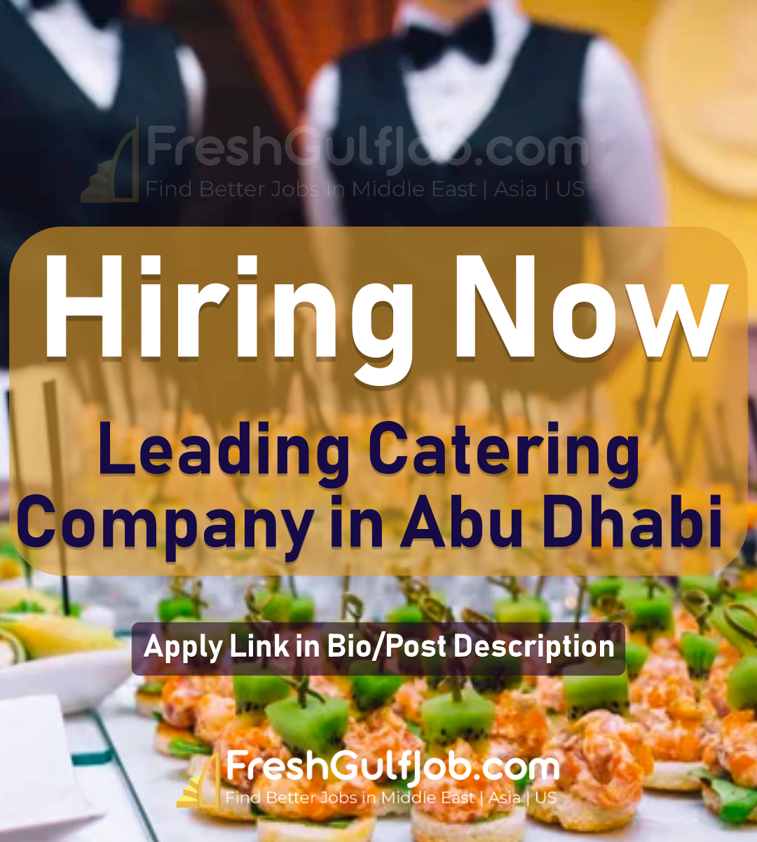 Royal Catering Job Vacancy UAE 2023