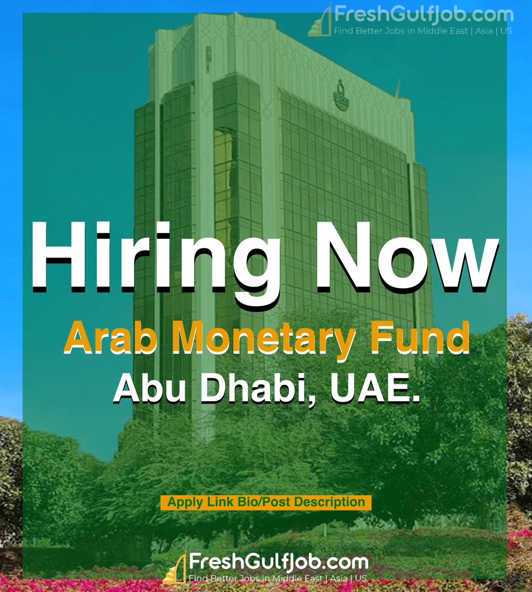 Arab Fund Careers AMF Jobs UAE 2024