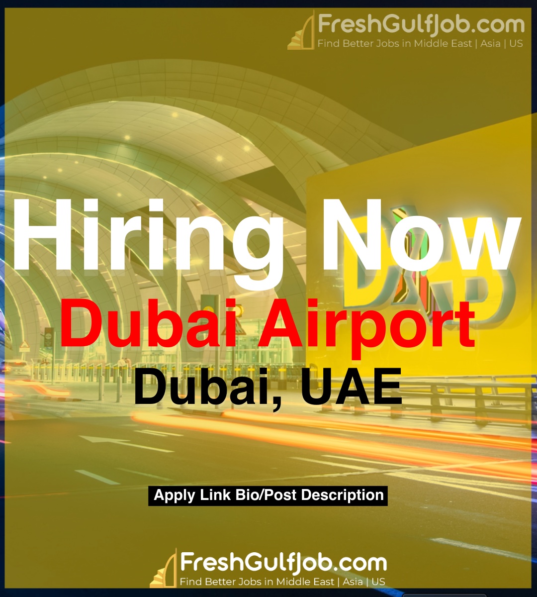 Dubai Airport Jobs Airport Jobs in Dubai 2024