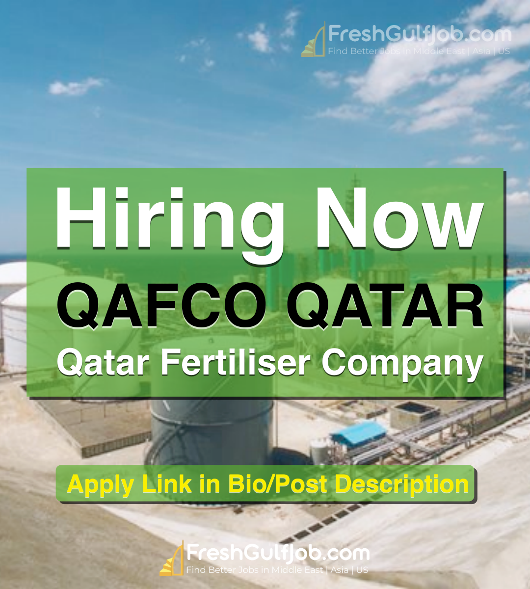 QAFCO Jobs QAFCO Qatar Careers and Recruitment 2024