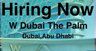 W Dubai The Palm jobs
