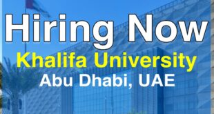khalifa univrsity jobs