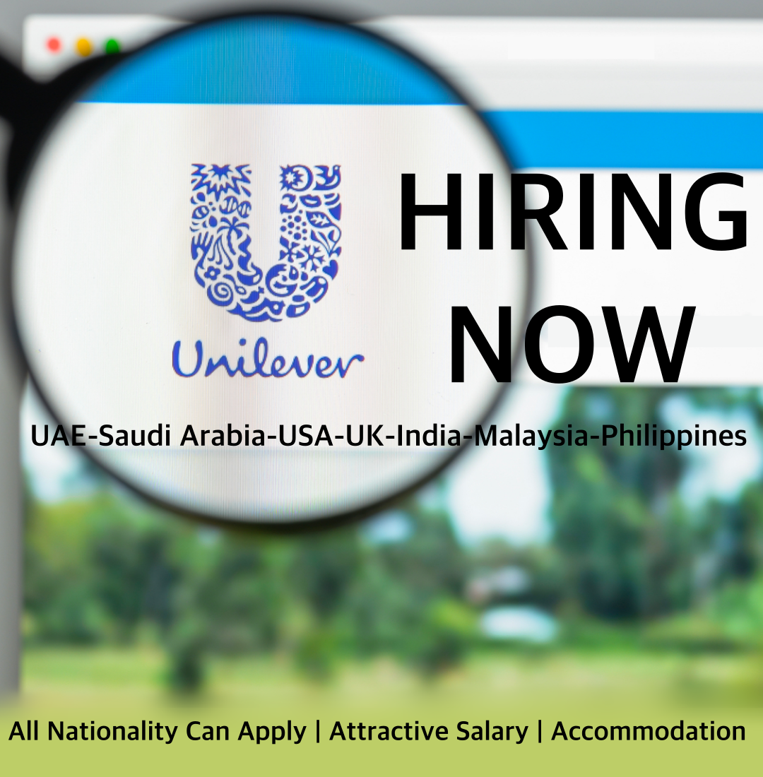 Unilever Jobs DubaiUAEUSAUKKSA 2024